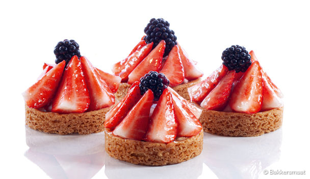 Patisserie aardbeien afbeelding