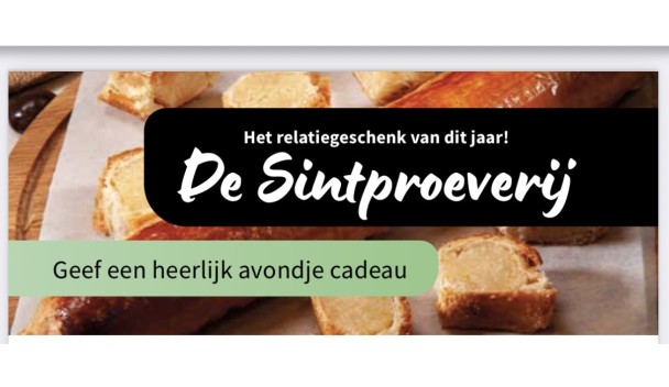 De Sinterproeverij pakket gevuld met 4  lekkernijen